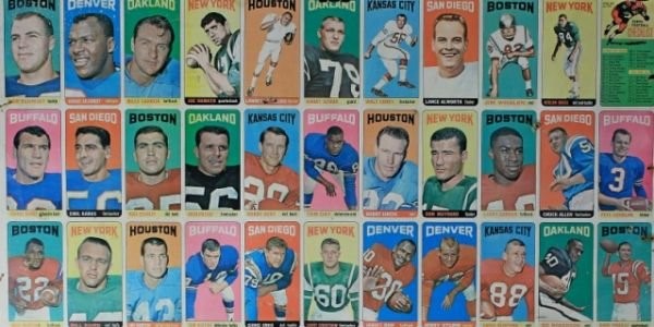 1965 Topps Football Tall Boy Pigskin Collection