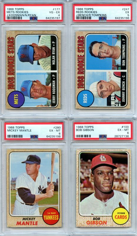 Complete 1968 Topps Baseball Card Set Sold for 1.4 Million Dollars