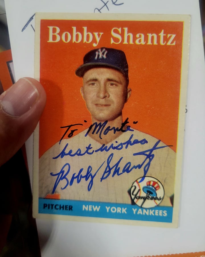 1952 AL MVP Bobby Shantz Still a Great Autograph Signer at Age 98