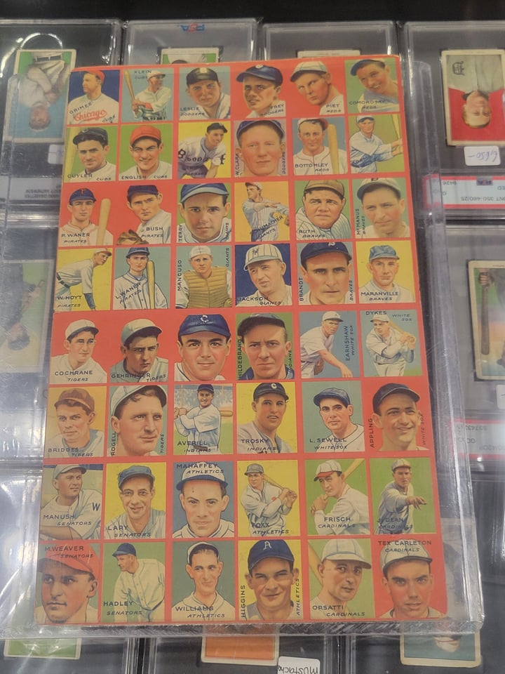 Historic Discovery at Fanatics Fest of 1935 Goudey Uncut Sheet with Babe Ruth