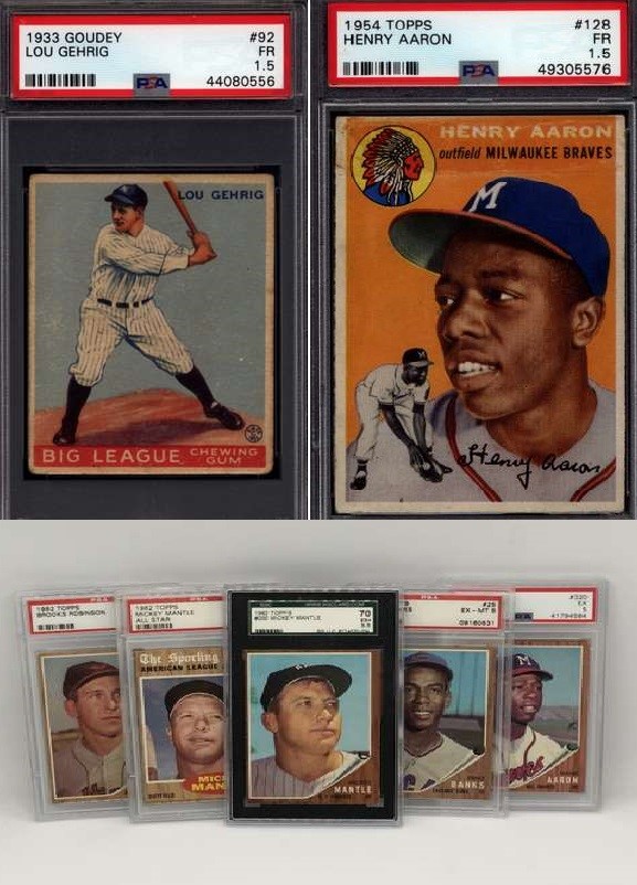 Win a 1933 Goudey Lou Gehrig, 1954 Topps Hank Aaron Rookie, Over $6,000 in Break Credit and More in Our Iconic Heroes Event