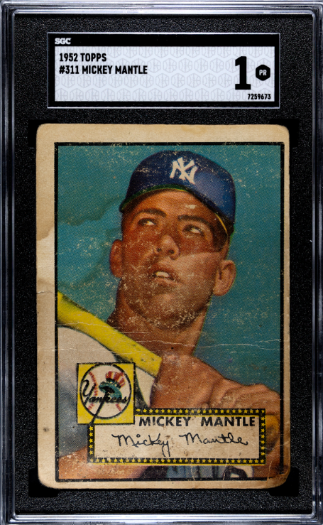 1952 Topps Mickey Mantle Rookie Discovered After Decades in Shed on Farm