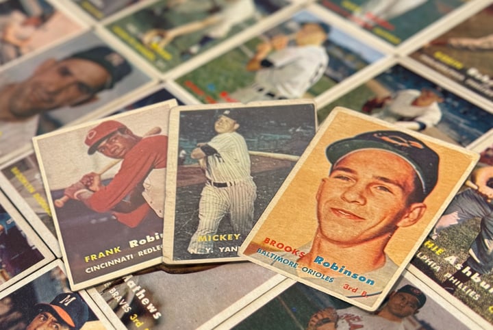 Mickey Mantle and Bill Russell Highlight Sirius Radio DJ Topps Collection