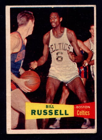 1957 Topps Bill Russell Rookie Card Sold for Record $660,000