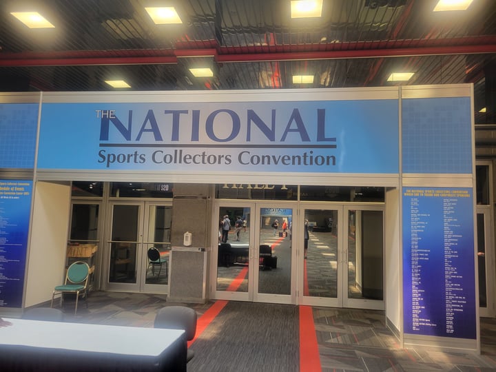 Behind the Scenes Photos from The National Sports Collectors Convention
