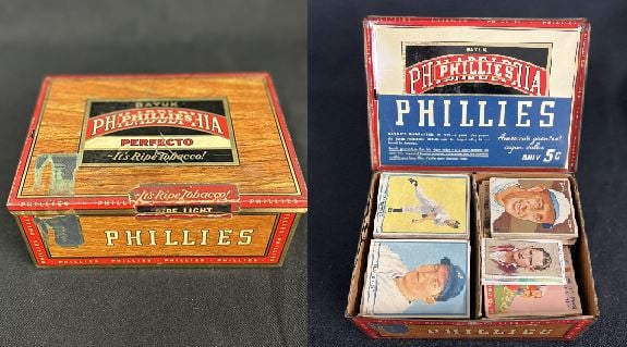 Cigar Box of 1930's and 1940's Baseball Cards Discovered