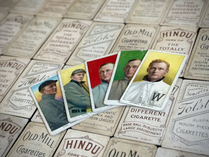Find of 26 T206 Hindu & 6 Ty Cobb's in Collection of 500+ T205 & T206's