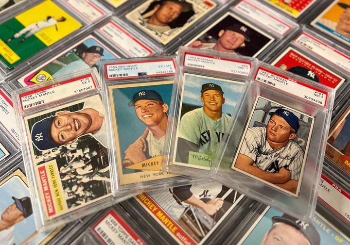Purchased $100K+ Collection W/ 1952 Bowman Mickey Mantle PSA 7 & More!