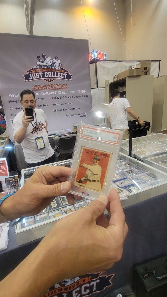 Trading for 1914 Cracker Jack Baseball Cards at the 2024 National