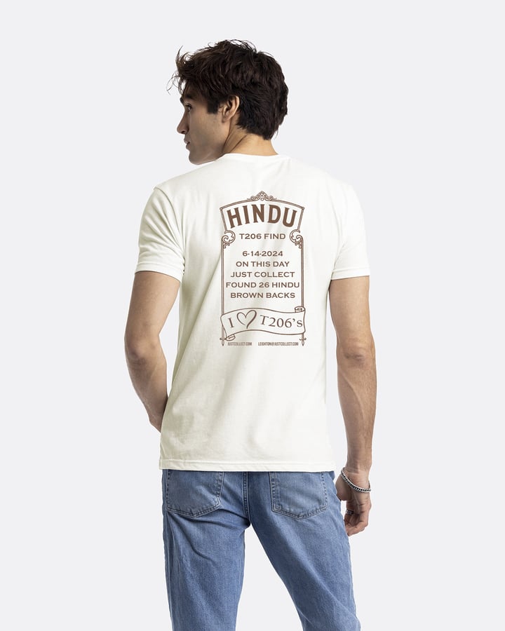 Shirts Available at National Commemorating Find of 26 Hindu T206 Cards