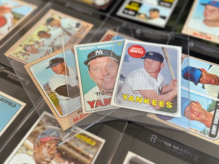 Mantle, Mays, and Aaron Highlight Vintage Topps Collection Purchase