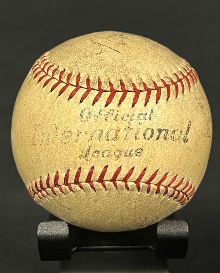 1919 World Series Chicago Black Sox Baseball Found in Time Capsule