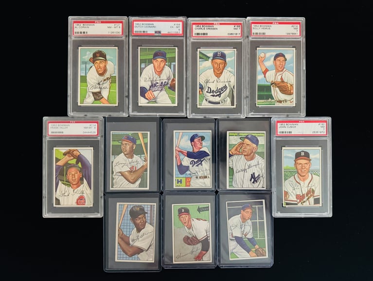 1952 Bowman Baseball Cards Near Set Purchased by Just Collect