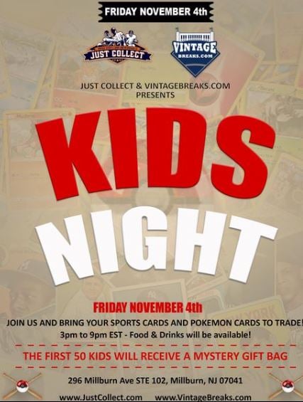 Just Collect Invites You to KIDS NIGHT with Free Gifts on November 4