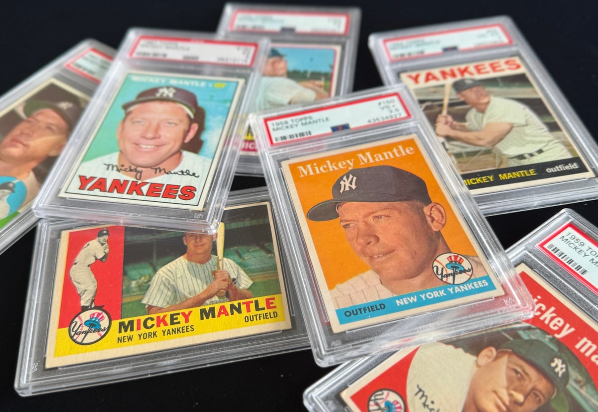 mickey mantle graded cards 1996 Mickey Mantle 23K Gold Card Graded Gem-Mint 10