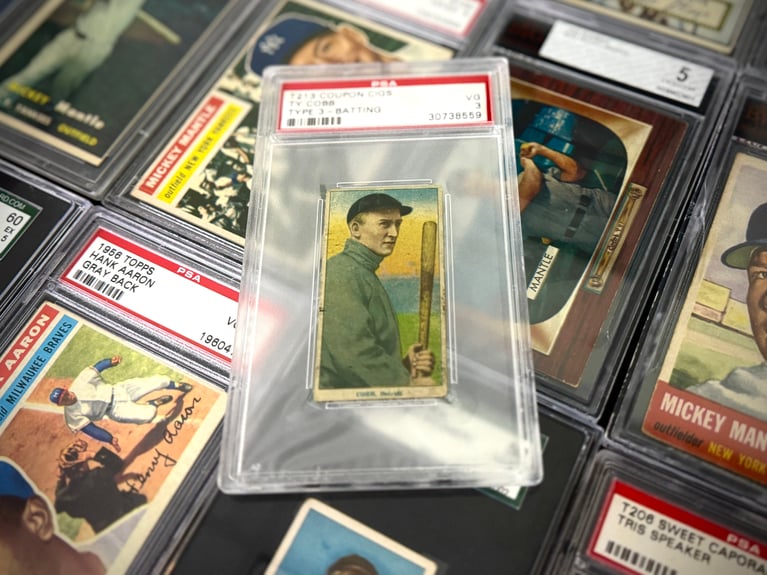 $32K Collection of Mantle, Mays, & Cobb Cards Purchased by Just Collect