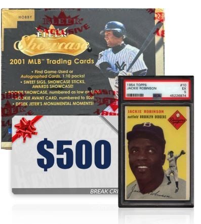 Win a 1954 Topps Jackie Robinson PSA 5 in the Vintage Breaks Event
