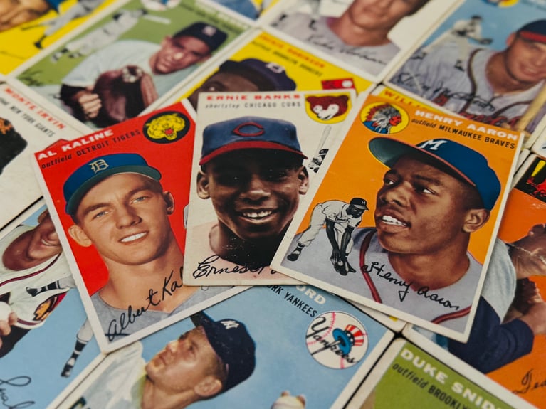 1954 Topps Hank Aaron Rookie Card Shines in Vintage Collection Purchase