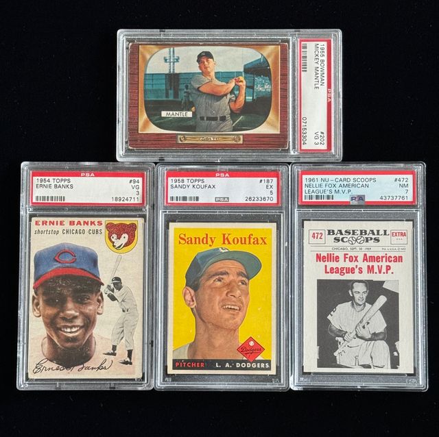 Vintage Cards of Babe Ruth, Mickey Mantle & Hall of Fame Autos Purchased