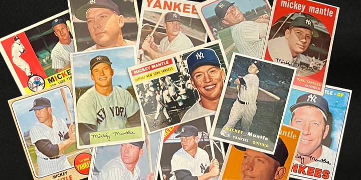 The Multiple Mickey Mantle Card Collection Purchased by Just Collect