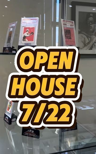 Sell Your Cards and Collections at our Just Collect Open House July 22
