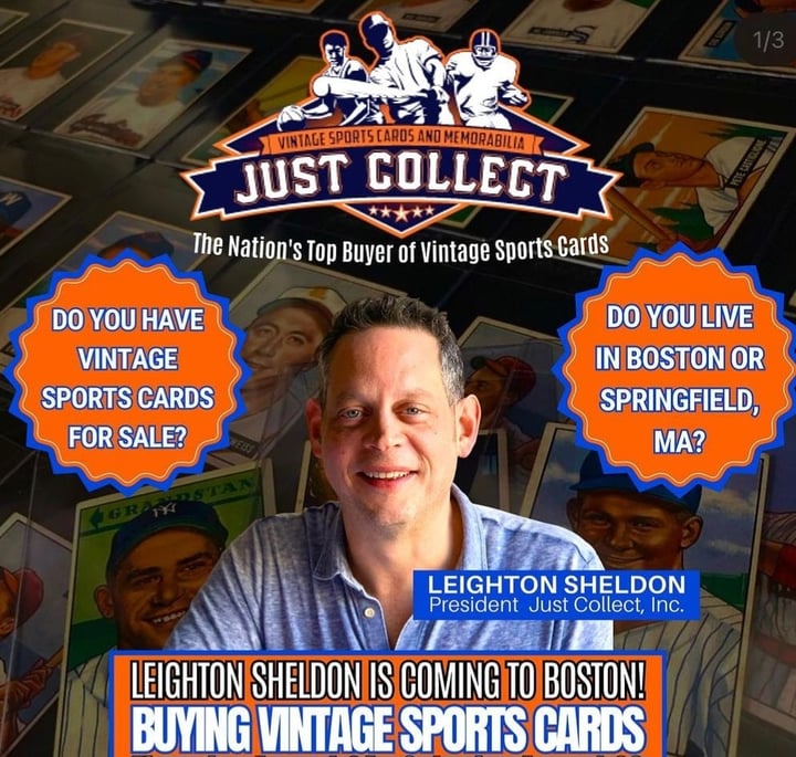 Just Collect is Buying Today in Boston and Details on the Philly Show