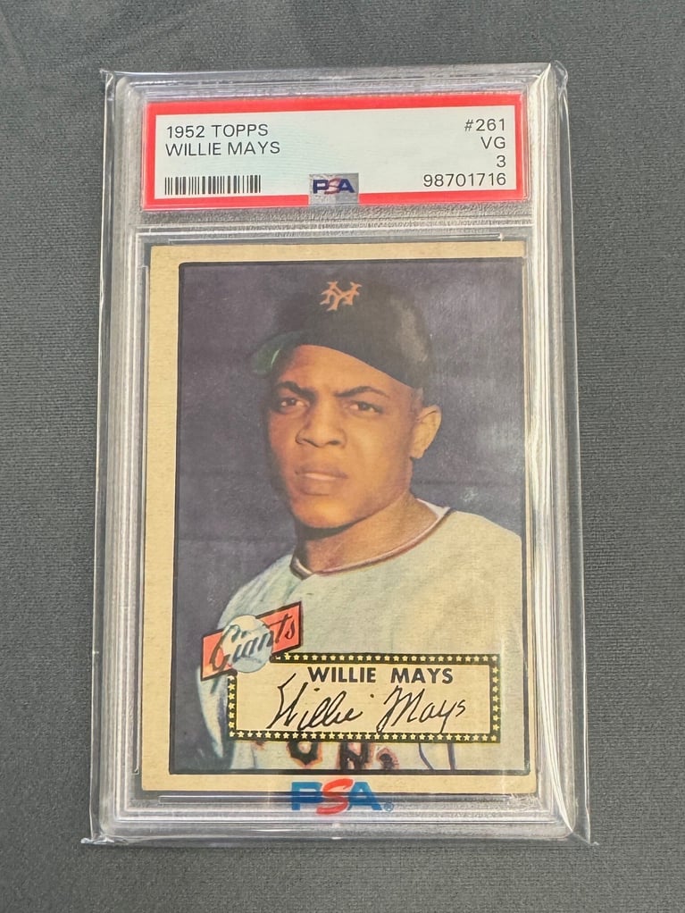 PSA Mix-up Leads to 1952 Topps Willie Mays Rookie Card Purchase