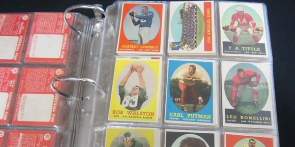 The Vintage Baseball and Football Corning Card Collection