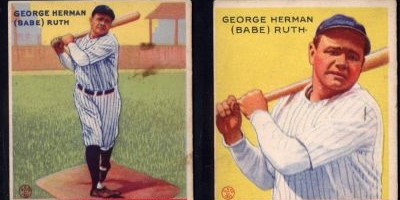 Dad's 1933-35 Goudey Baseball Card Collection